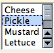 Single-select listbox