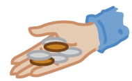 Hand with money